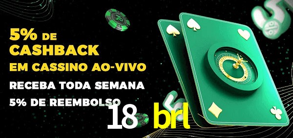 Promoções do cassino ao Vivo 18 brl